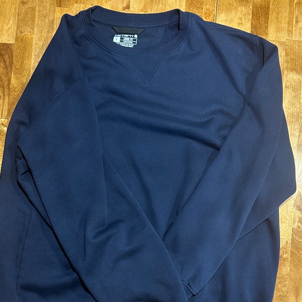 Carhartt Men's Navy Crewneck Sweatshirt